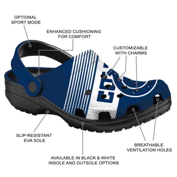 customized indianapolis colts vibrant dual tone crocs new arrival