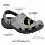 Customized Iowa Hawkeyes Cracked Texture Crocs Best selling