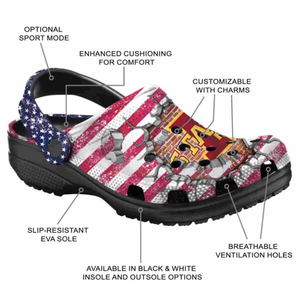 customized iowa state cyclones freedom splinter clog new arrival
