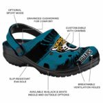 Customized Jacksonville Jaguars Paint Splatter Graphics Crocs Best selling