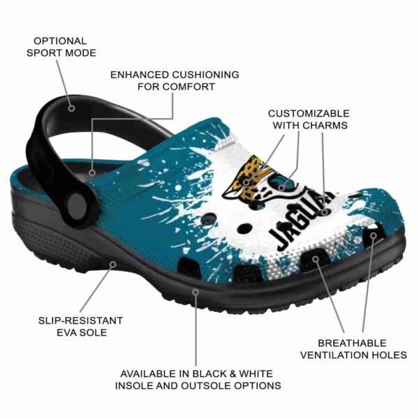 customized jacksonville jaguars splash art crocs new arrival