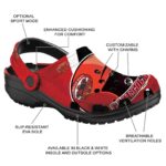 customized jacksonville state gamecocks baseball helmet clog best selling