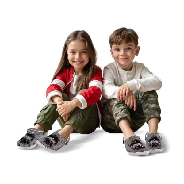 customized james madison dukes cracked ground texture clog fashion forward