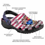 Customized Kansas Jayhawks Freedom Splinter Crocs Best selling