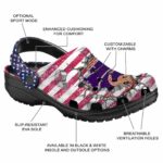 customized kansas state wildcats freedom splinter clog best selling