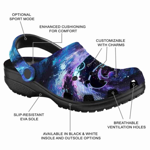 customized kansas state wildcats galaxy swirl clog new arrival