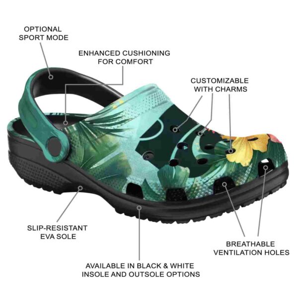 customized kansas state wildcats tropical vibes clog new arrival