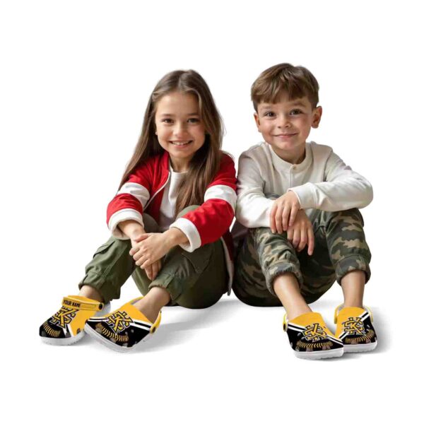 customized kennesaw state owls baseball motif clog fashion forward
