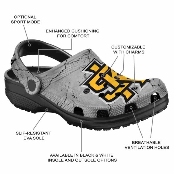 customized kennesaw state owls cracked texture clog new arrival