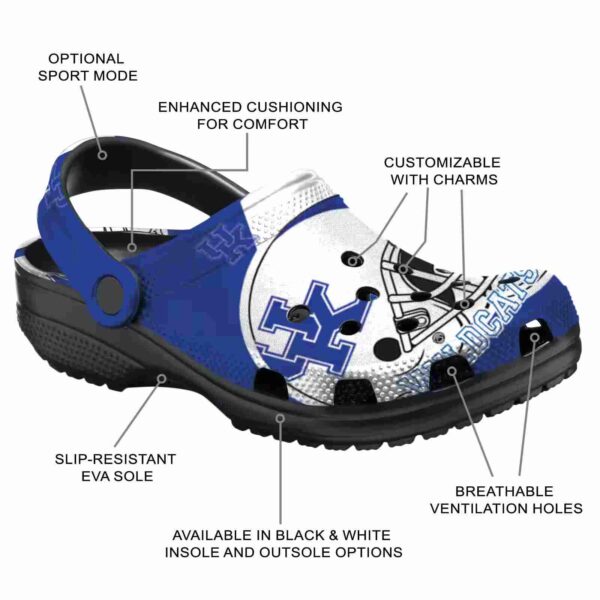 customized kentucky wildcats football helmet crocs new arrival