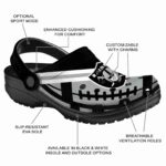 Customized Las Vegas Raiders Football Motif Crocs Best selling