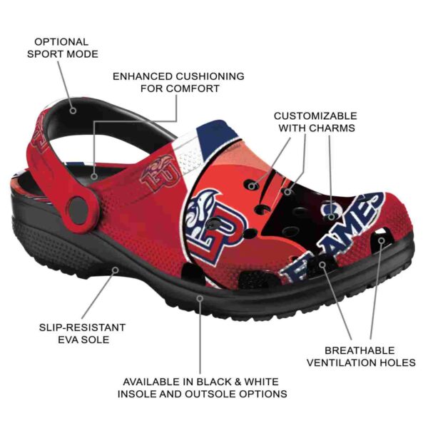 customized liberty flames baseball helmet clog new arrival