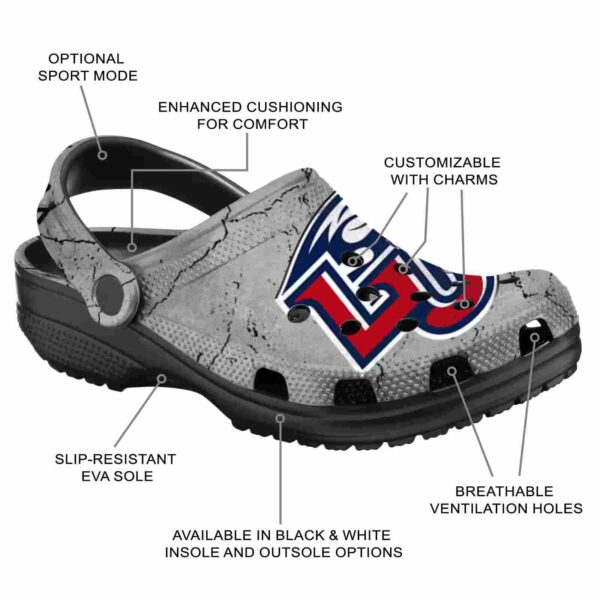 customized liberty flames cracked texture clog new arrival