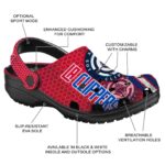 customized los angeles clippers contrasting stripes clog best selling