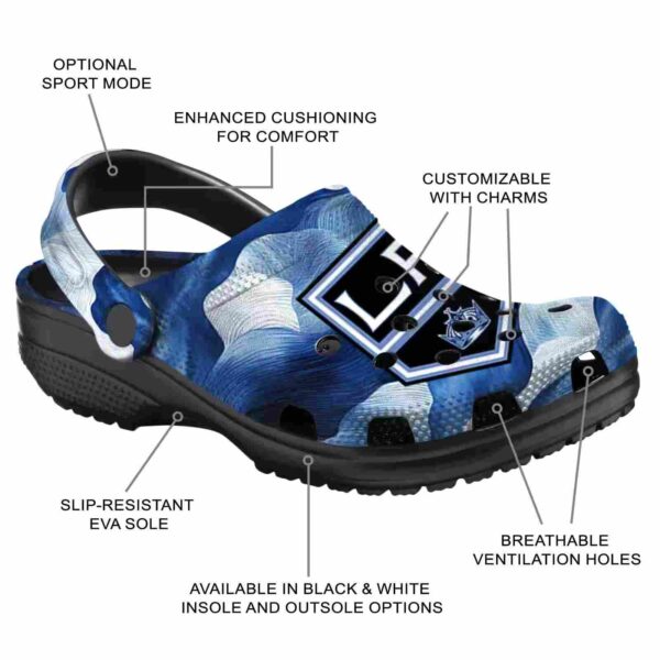 customized los angeles kings ocean waves clog new arrival
