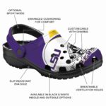 Customized LSU Tigers Football Helmet Crocs Best selling