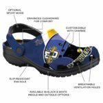 customized marquette golden eagles baseball helmet clog best selling