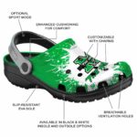 customized marshall thundering herd splash art clog best selling