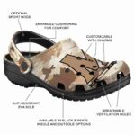 customized maryland terrapins desert camo clog best selling