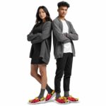 customized maryland terrapins vertical stripes clog best selling