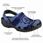 customized memphis grizzlies paint splatter graphics clog best selling