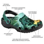 customized memphis grizzlies tropical vibes clog best selling