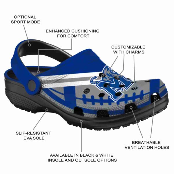 customized memphis tigers football motif crocs new arrival