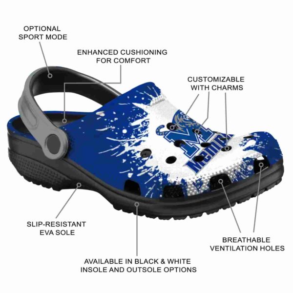 customized memphis tigers splash art crocs new arrival