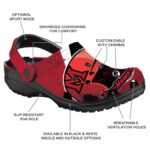 customized miami redhawks baseball helmet clog best selling