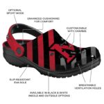 customized miami redhawks star spangled graphic clog best selling