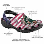 Customized Michigan State Spartans Freedom Splinter Crocs Best selling