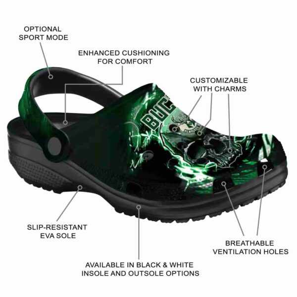 customized milwaukee bucks gothic skull clog new arrival