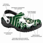 customized milwaukee bucks zigzag paint burst clog best selling