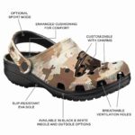 customized minnesota wild desert camo clog best selling