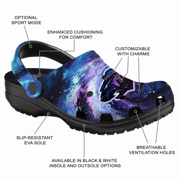 customized minnesota wild galaxy swirl clog new arrival