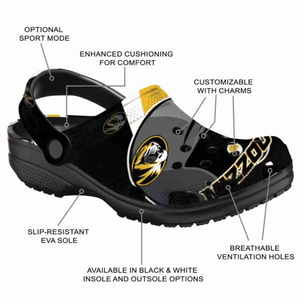 customized missouri tigers baseball helmet clog new arrival