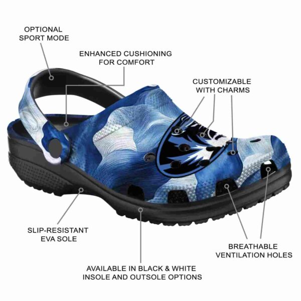 customized missouri tigers ocean waves clog new arrival