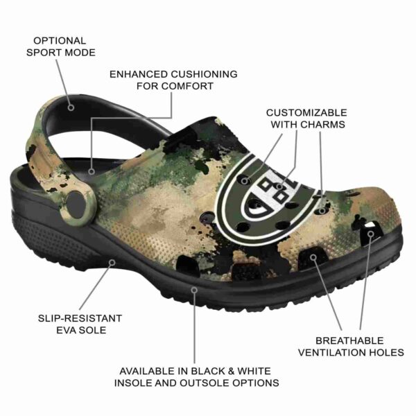 customized montreal canadiens camouflage craze clog new arrival