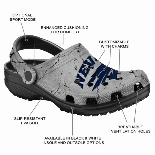 customized nevada wolf pack cracked texture clog new arrival
