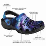 customized nevada wolf pack galaxy swirl clog best selling