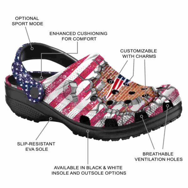 customized new england patriots freedom splinter crocs new arrival