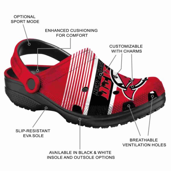 customized new jersey devils vibrant dual tone clog new arrival