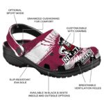 customized new mexico state aggies paint splatter graphics clog best selling