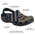 customized new orleans pelicans star spangled graphic clog best selling