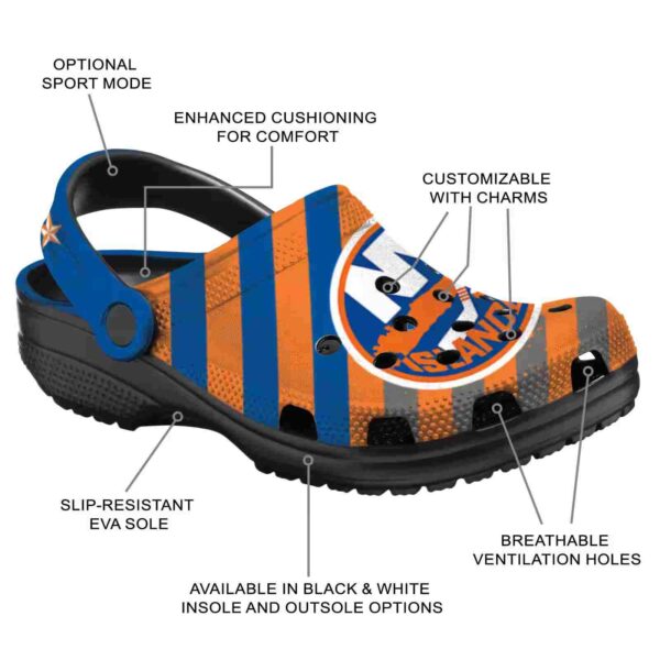 customized new york islanders star spangled graphic clog new arrival