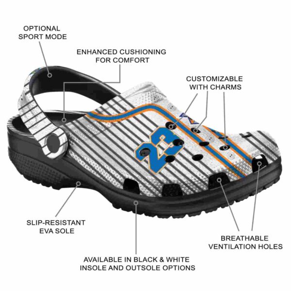 customized new york knicks pinstripe pattern crocs new arrival