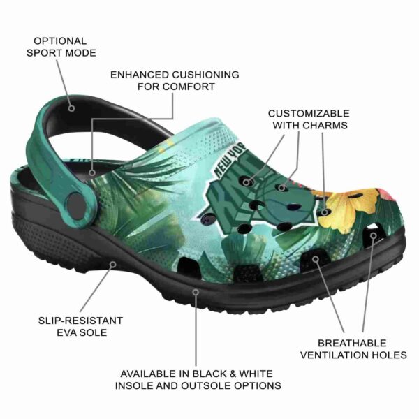 customized new york knicks tropical vibes crocs new arrival