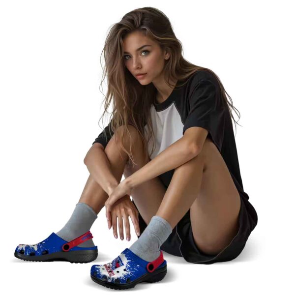customized new york rangers splash art clog premium grade