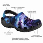 customized north dakota state bison galaxy swirl clog best selling