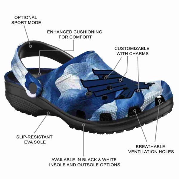 customized north texas mean green ocean waves clog new arrival